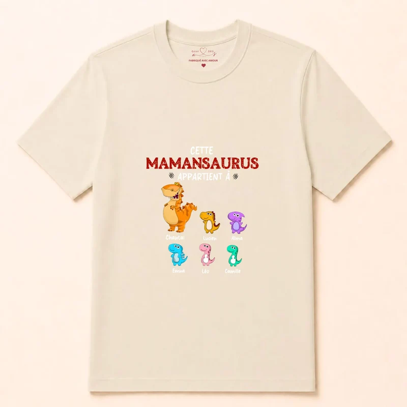 Sweat à capuche personnalisé maman - Mamansaurus