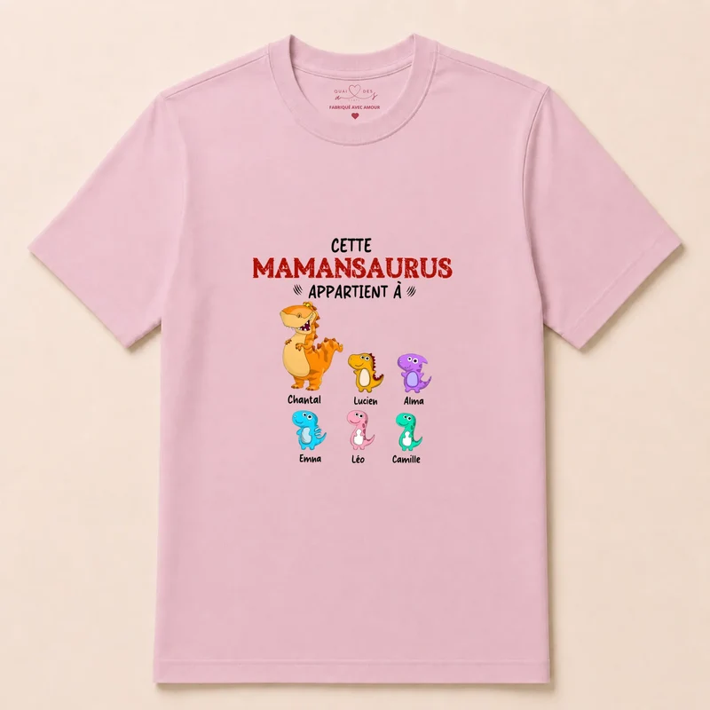 Sweat à capuche personnalisé maman - Mamansaurus