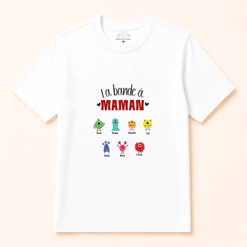 Sweat à capuche personnalisé jeune maman - La bande à maman