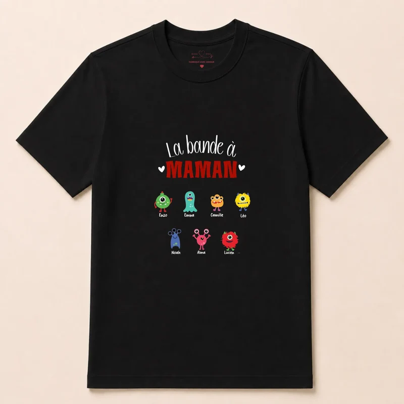 Sweat à capuche personnalisé jeune maman - La bande à maman