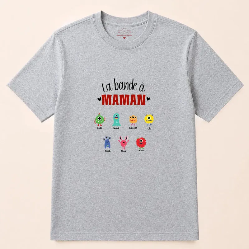 Sweat à capuche personnalisé jeune maman - La bande à maman