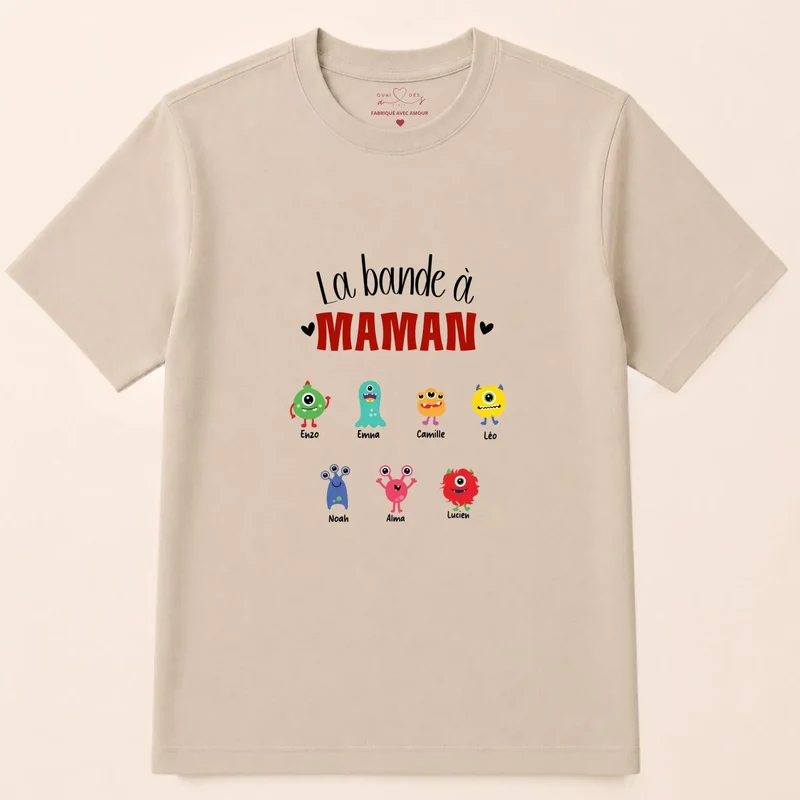 Sweat à capuche personnalisé jeune maman - La bande à maman