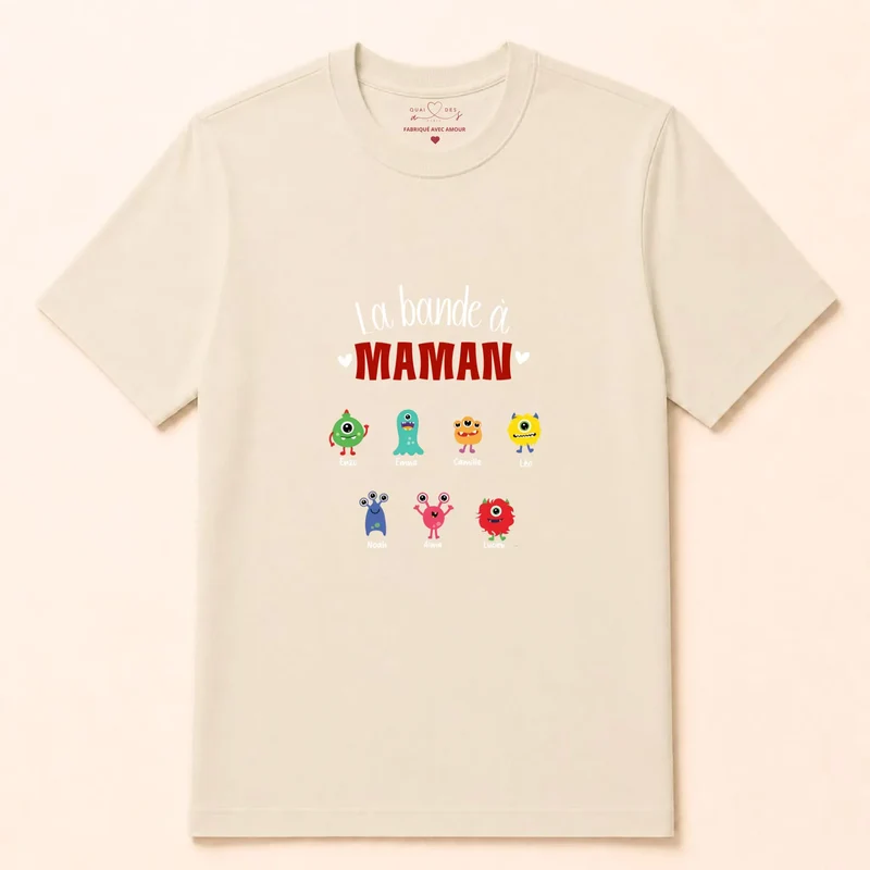 Sweat à capuche personnalisé jeune maman - La bande à maman