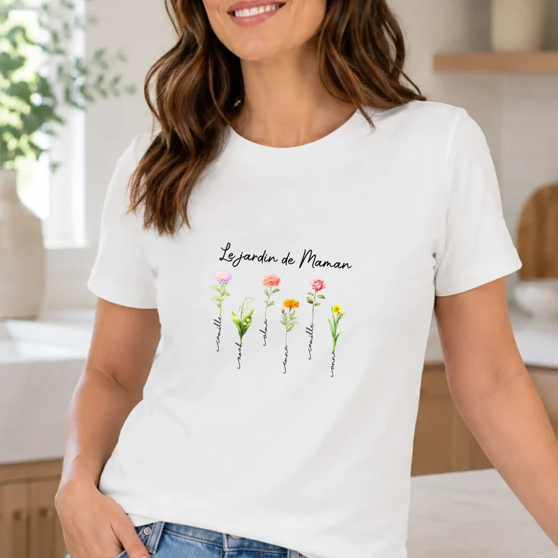 Sweat à capuche personnalisé fête des mères - Le jardin de maman