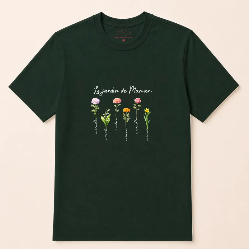 Sweat à capuche personnalisé fête des mères - Le jardin de maman