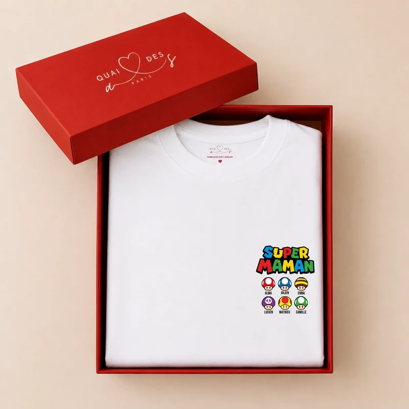Sweat à capuche personnalisé maman - Super maman