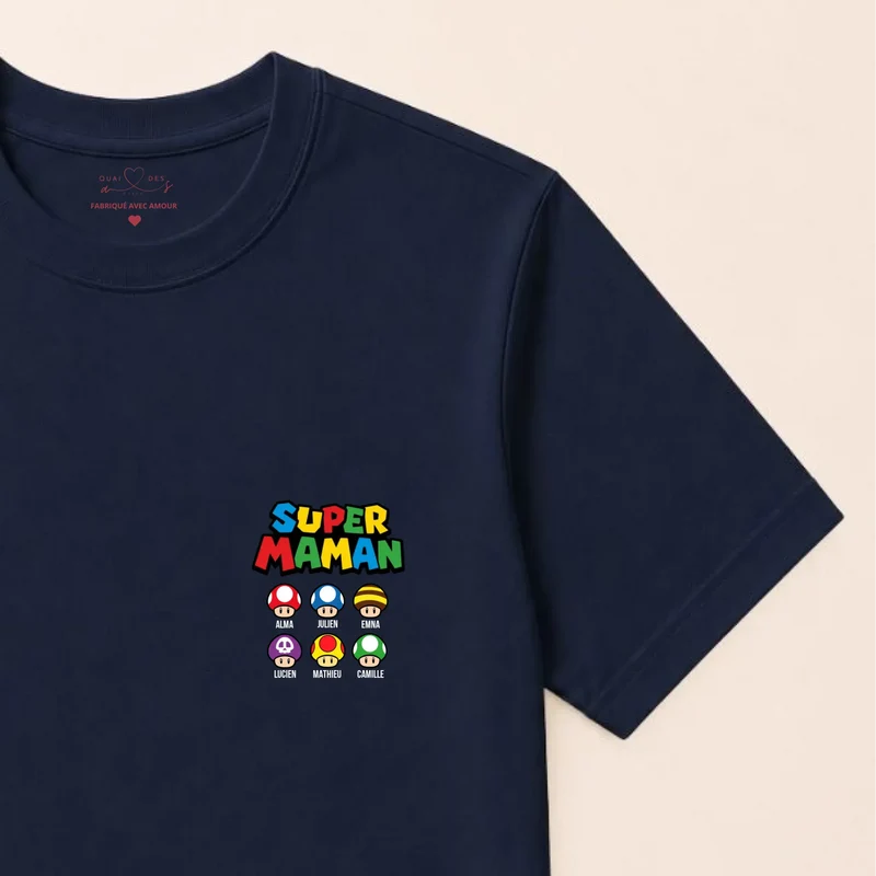 Sweat à capuche personnalisé maman - Super maman