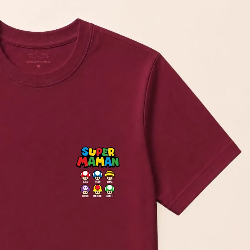 Sweat à capuche personnalisé maman - Super maman