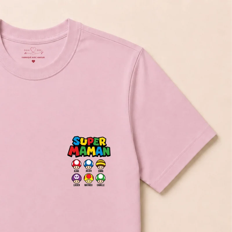 Sweat à capuche personnalisé maman - Super maman