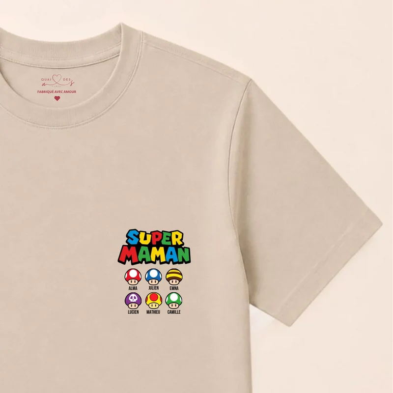 Sweat à capuche personnalisé maman - Super maman