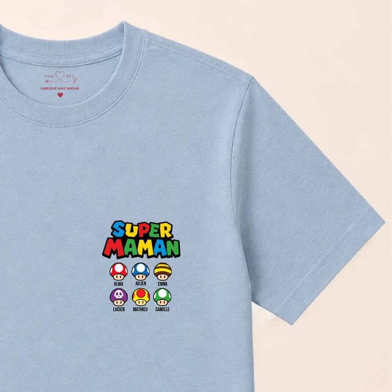 Sweat à capuche personnalisé maman - Super maman