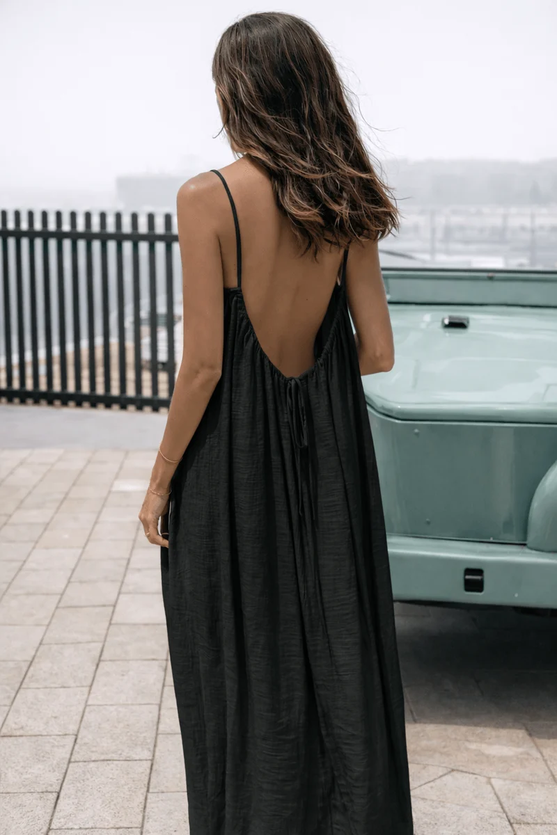Backless Maxi Dress