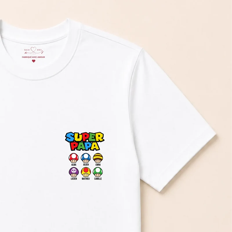 Sweat à capuche personnalisé papa - Super papa
