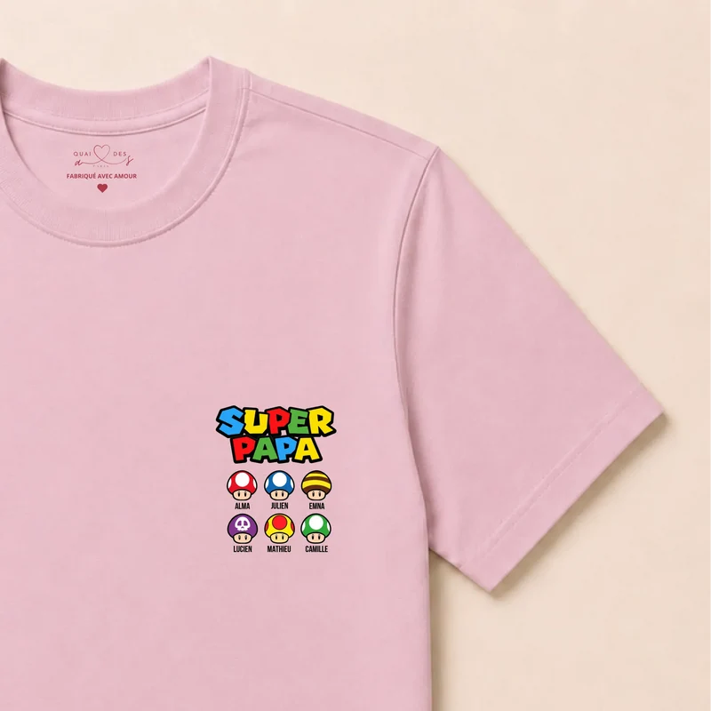 Sweat à capuche personnalisé papa - Super papa