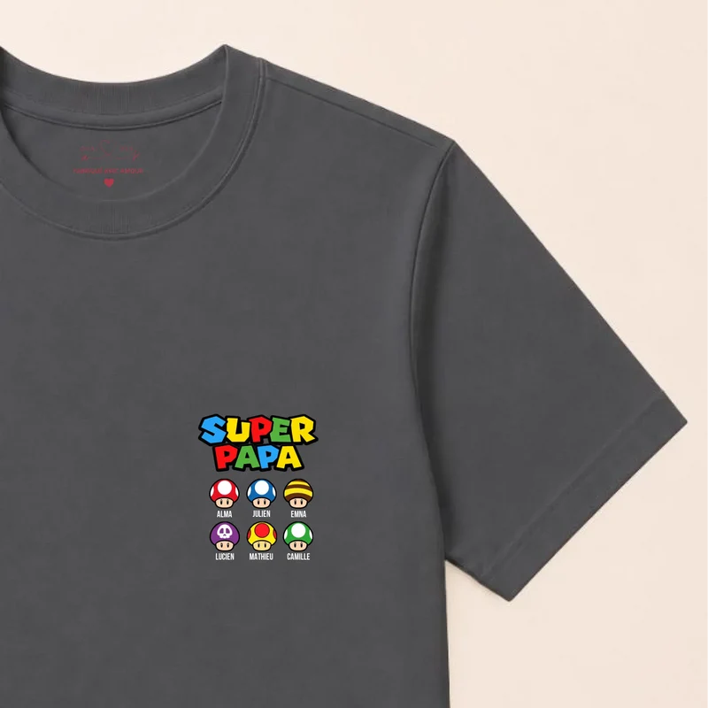 Sweat à capuche personnalisé papa - Super papa