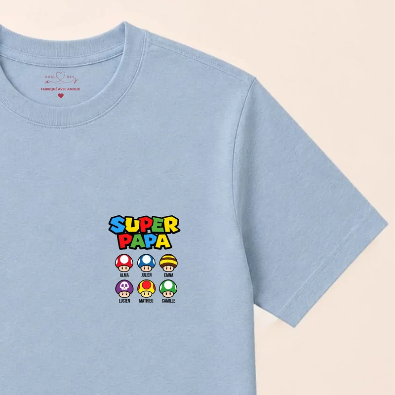 Sweat à capuche personnalisé papa - Super papa