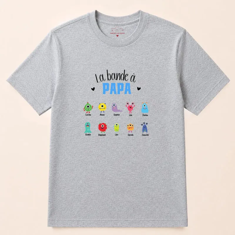 Sweat à capuche personnalisé papa - La bande à papa