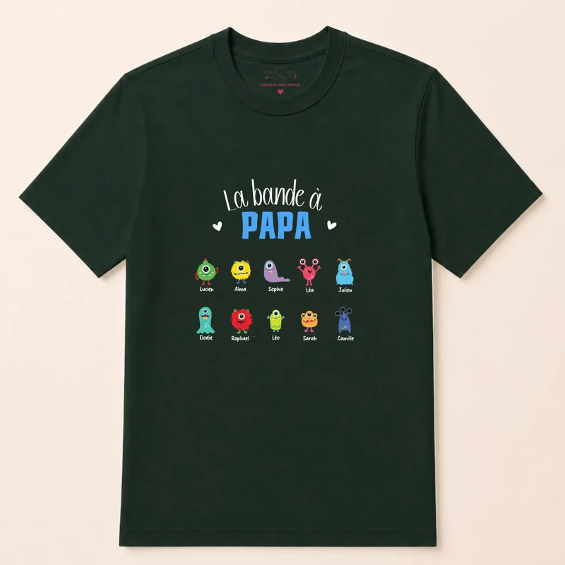 Sweat à capuche personnalisé papa - La bande à papa