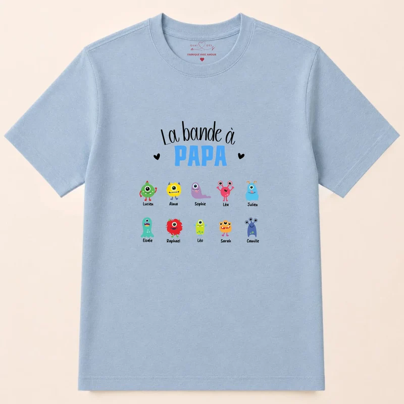 Sweat à capuche personnalisé papa - La bande à papa