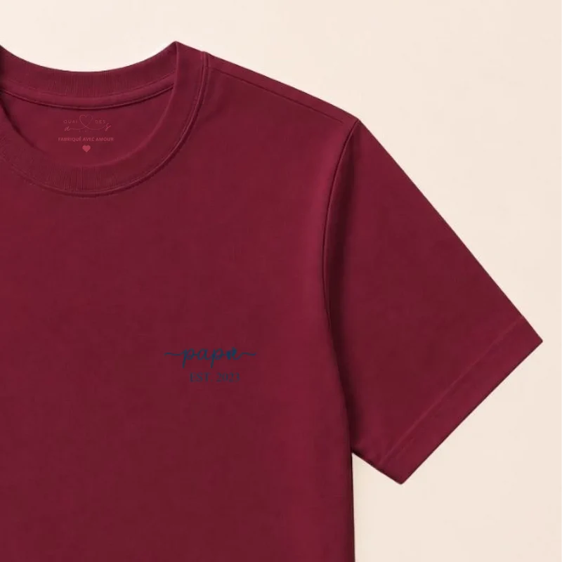Sweat à capuche personnalisé futur papa - Papa depuis
