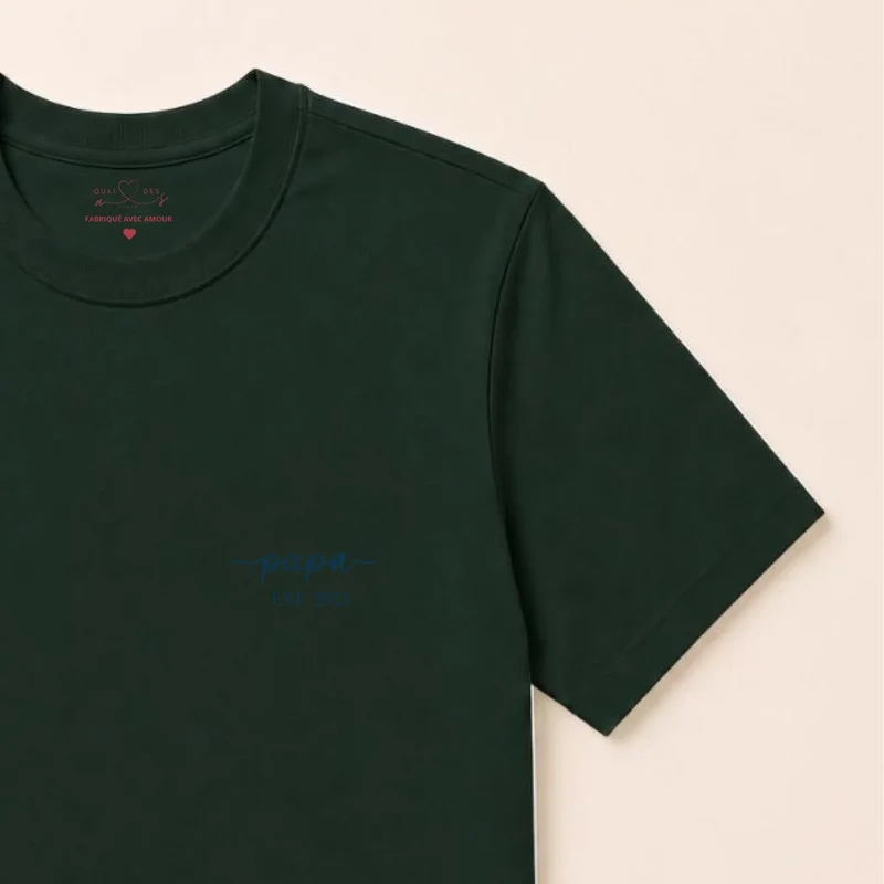 Sweat à capuche personnalisé futur papa - Papa depuis