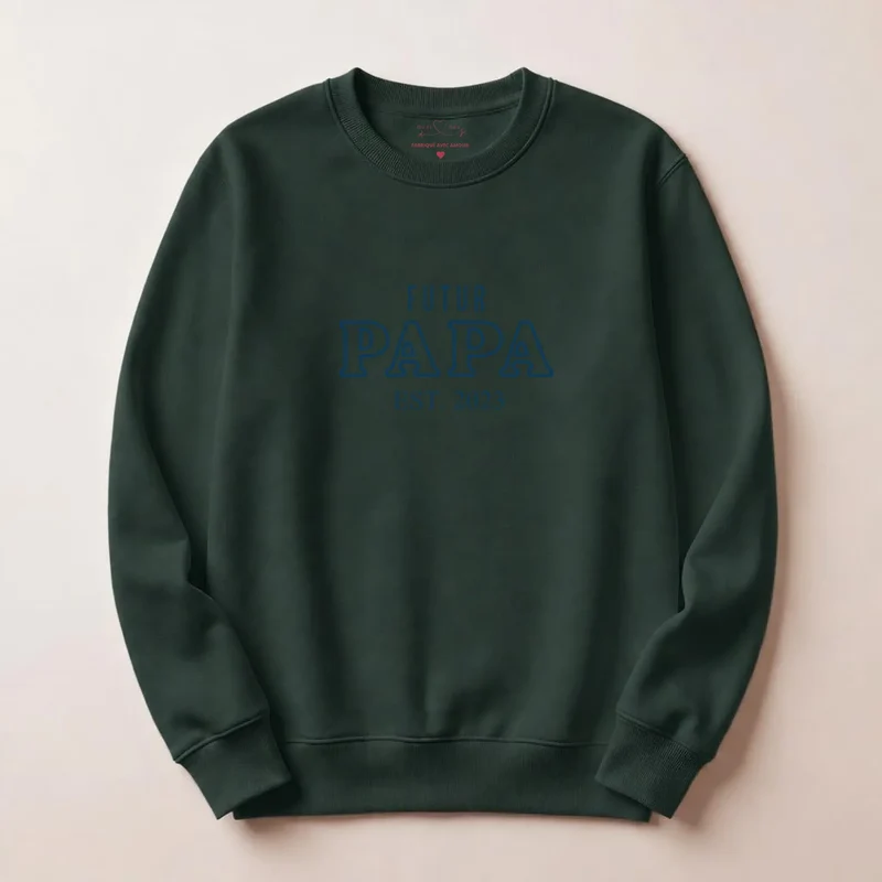 Pull personnalisé papa - Annonce de grossesse