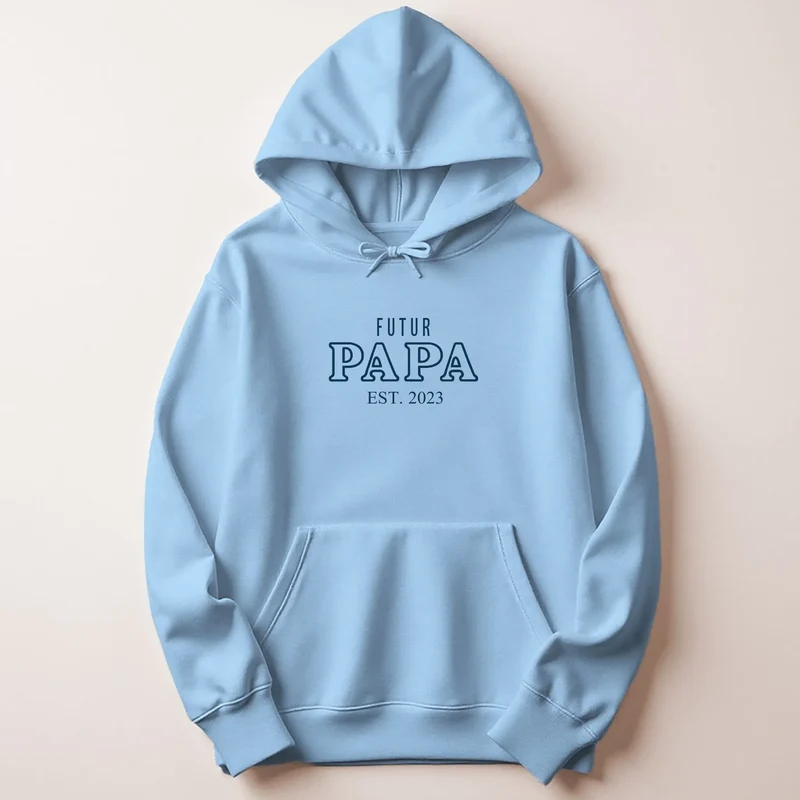 Pull personnalisé papa - Annonce de grossesse