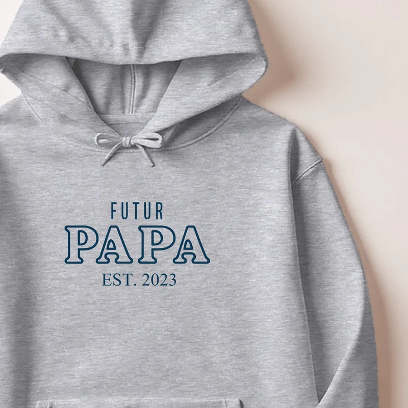 Pull personnalisé papa - Annonce de grossesse