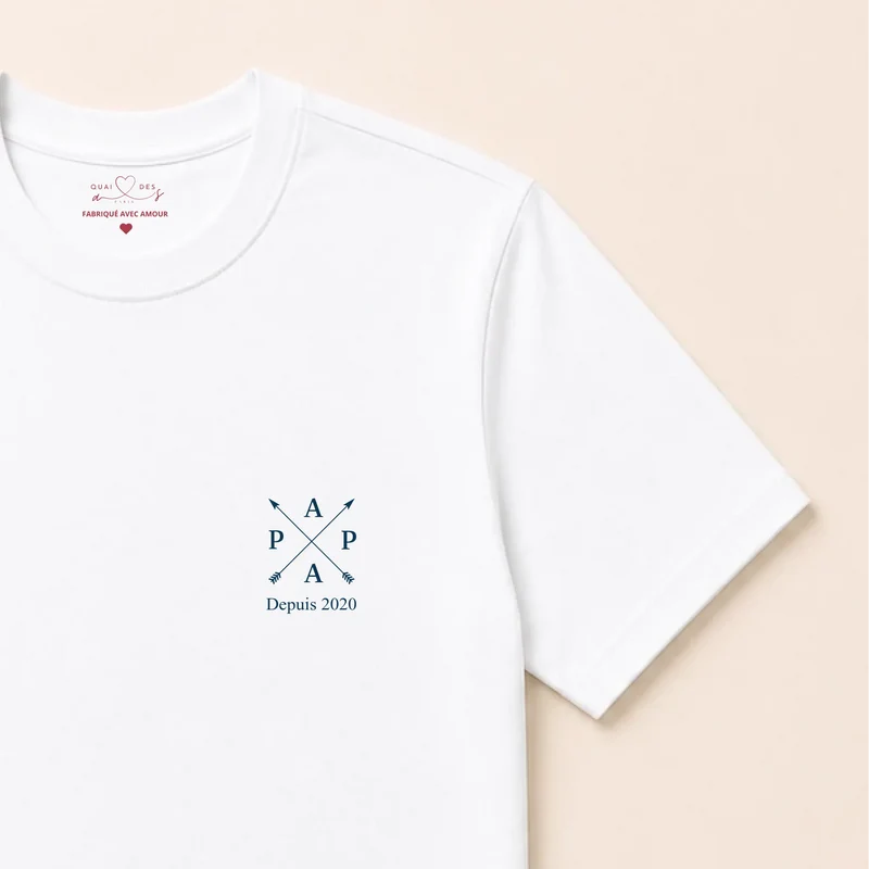Sweat à capuche personnalisé papa - Nouveau papa depuis