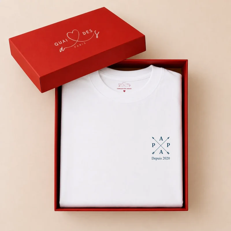 Sweat à capuche personnalisé papa - Nouveau papa depuis