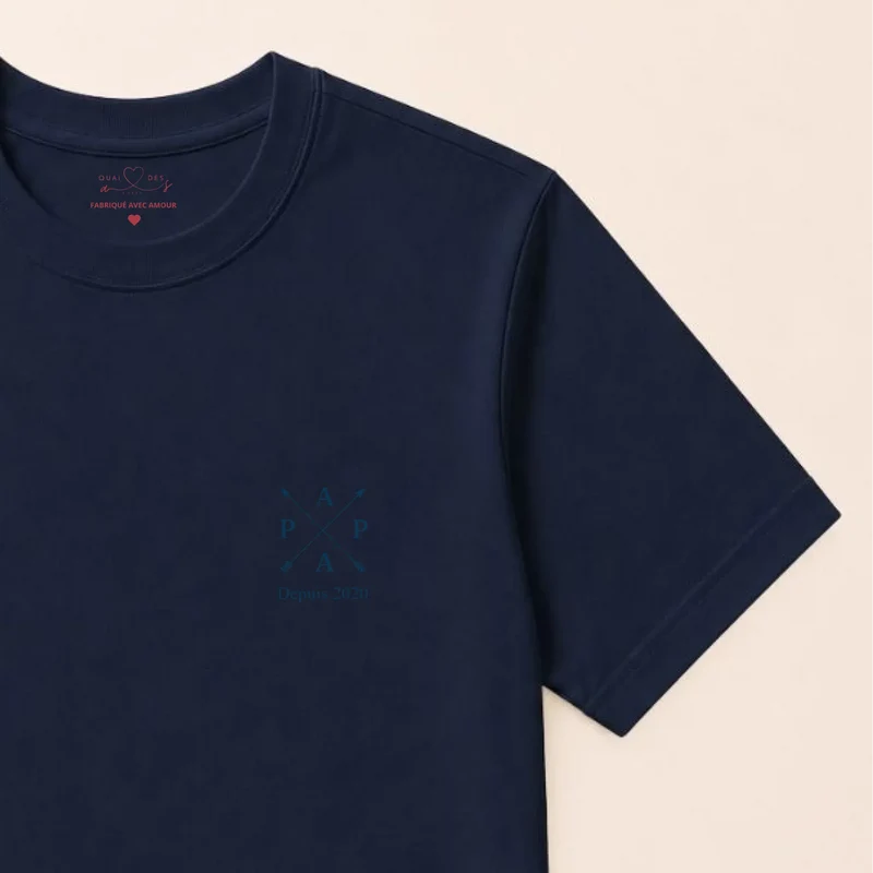 Sweat à capuche personnalisé papa - Nouveau papa depuis