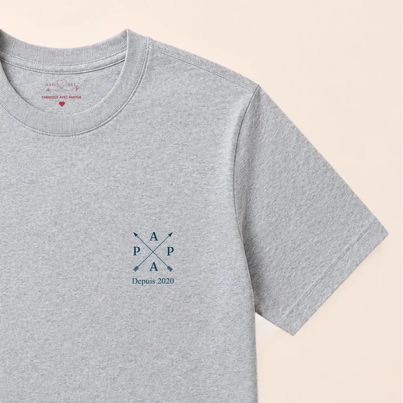Sweat à capuche personnalisé papa - Nouveau papa depuis