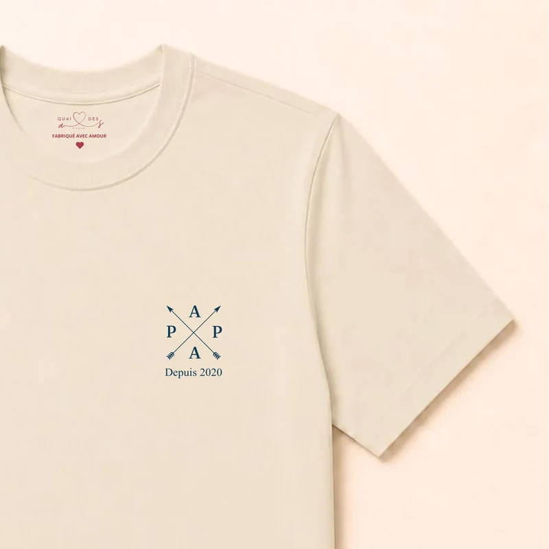 Sweat à capuche personnalisé papa - Nouveau papa depuis
