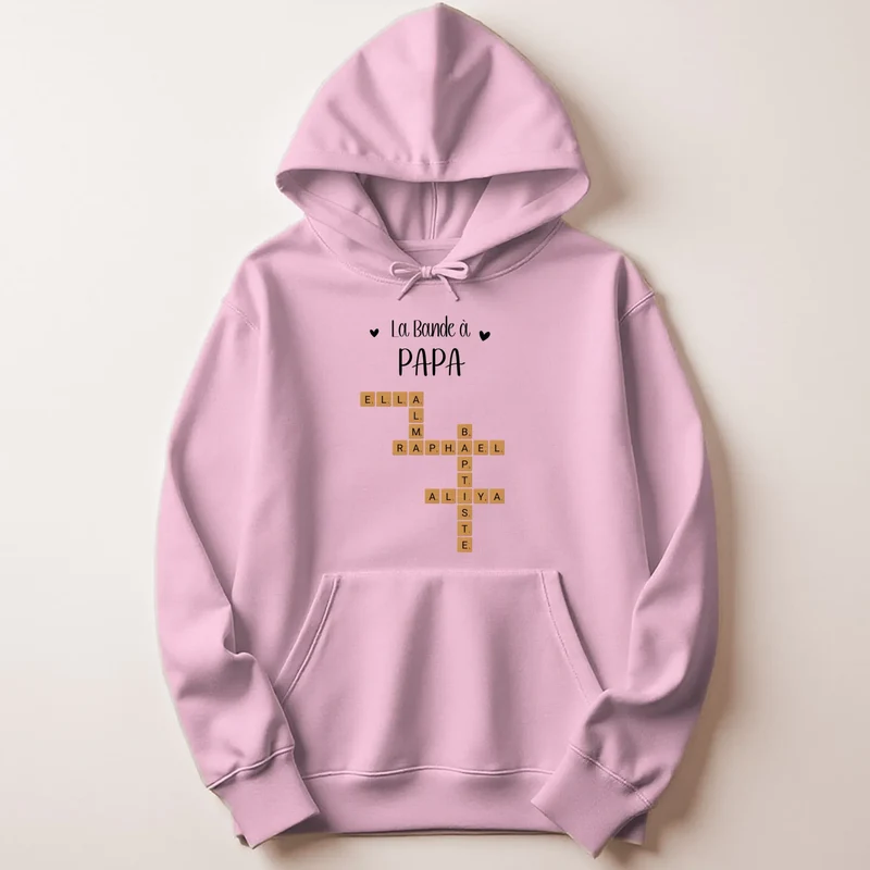 Pull personnalisé papa - Scrabble