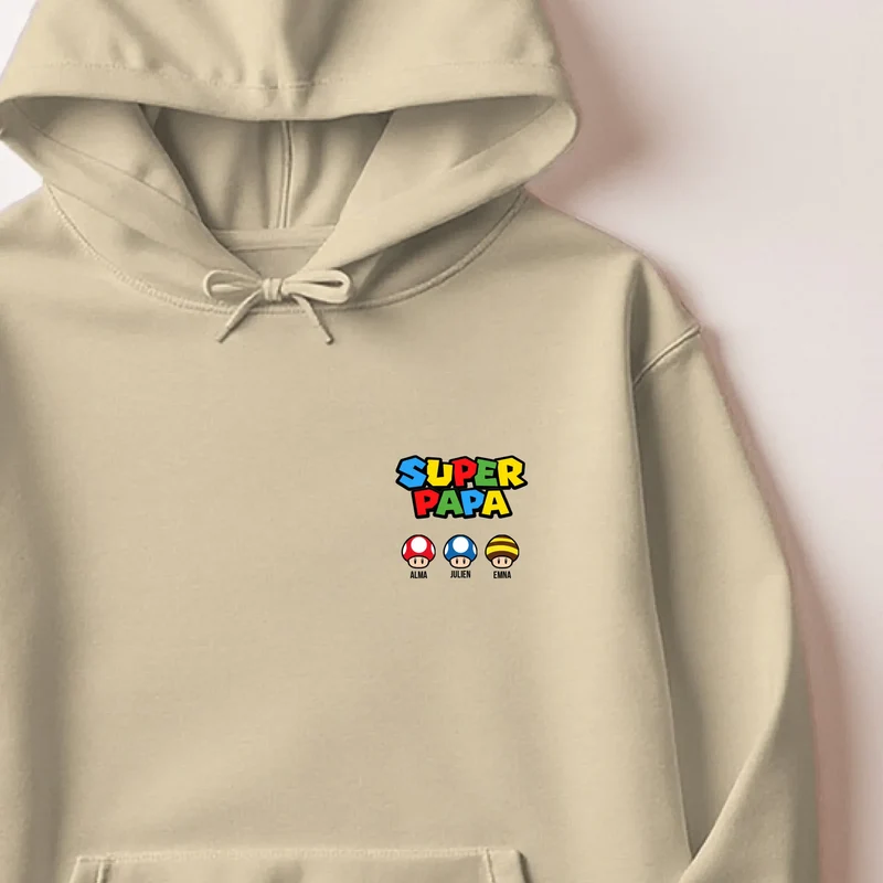 Pull personnalisé papa - super papa