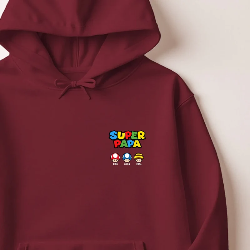Pull personnalisé papa - super papa