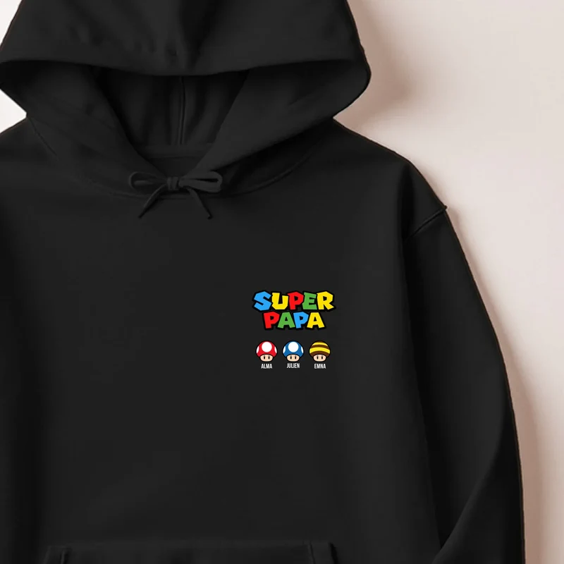 Pull personnalisé papa - super papa
