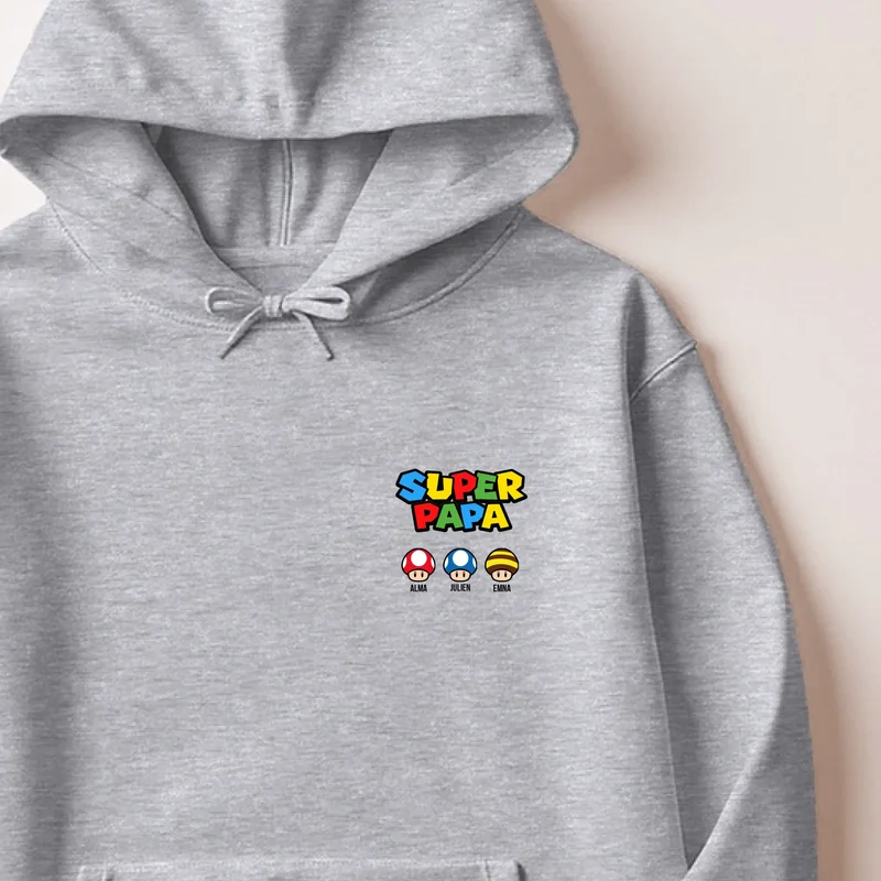 Pull personnalisé papa - super papa