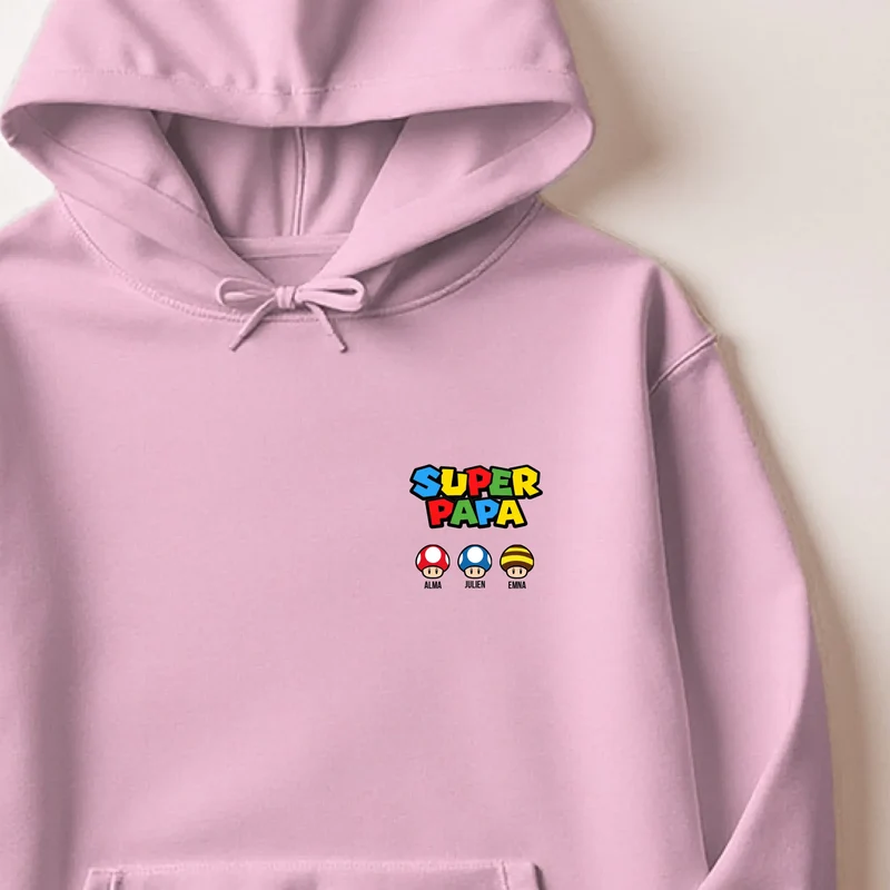 Pull personnalisé papa - super papa