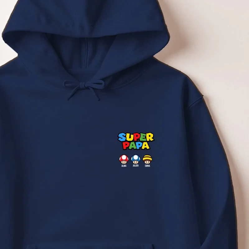 Pull personnalisé papa - super papa