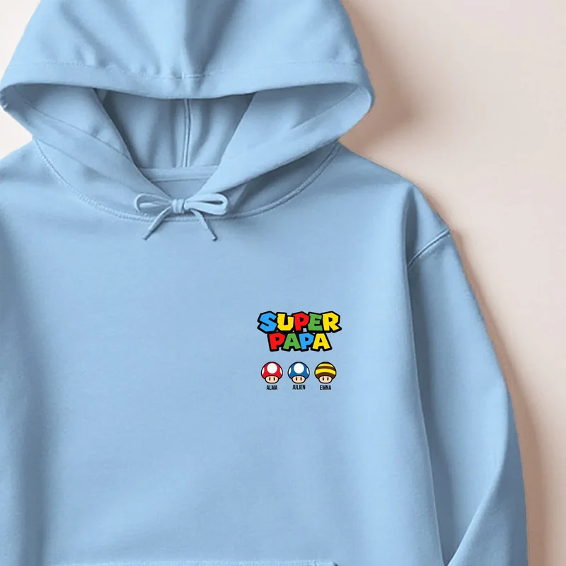 Pull personnalisé papa - super papa