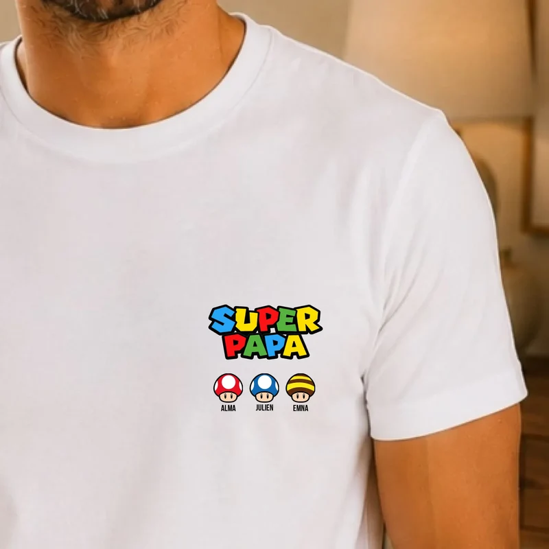 Pull personnalisé papa - super papa