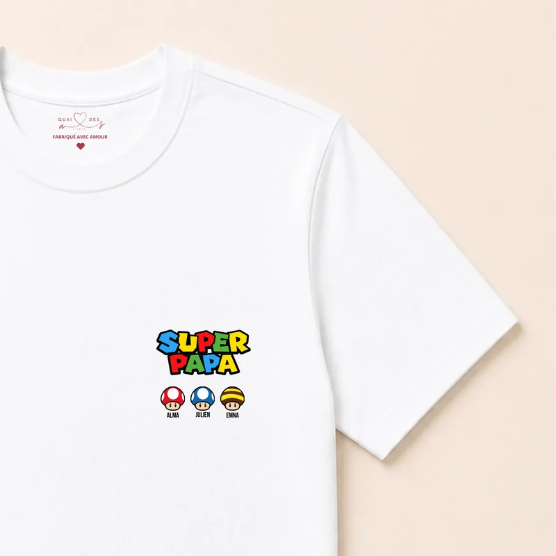 Pull personnalisé papa - super papa
