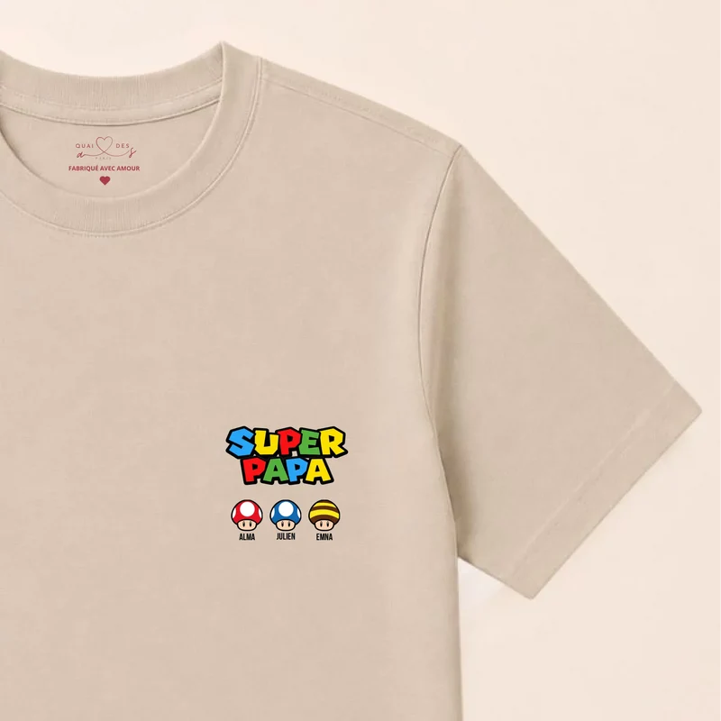 Pull personnalisé papa - super papa