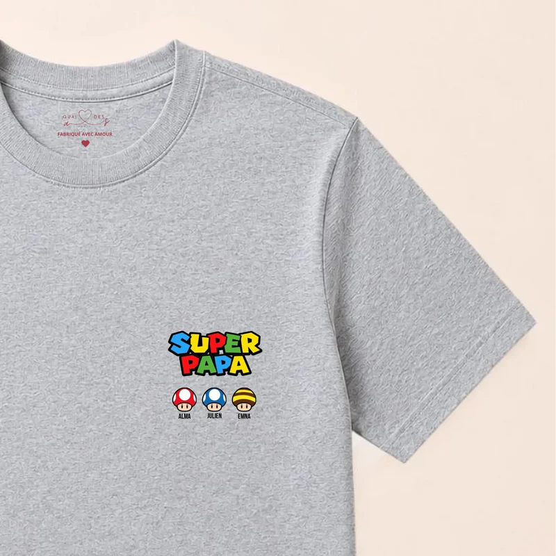 Pull personnalisé papa - super papa