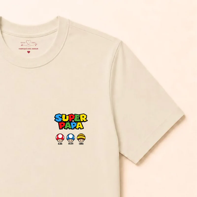 Pull personnalisé papa - super papa