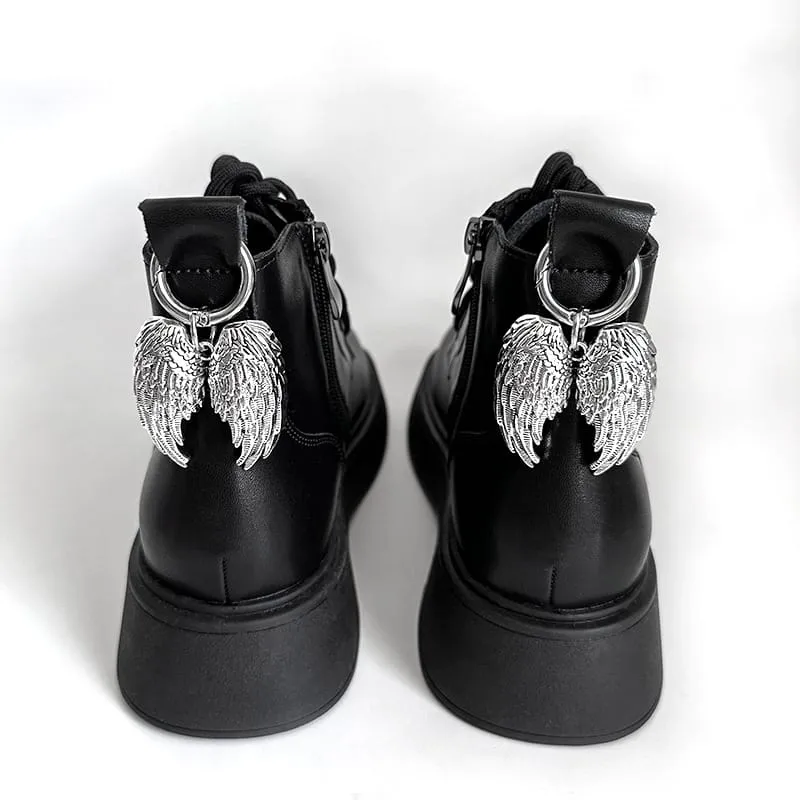 Unisex Punk Wing Schuhanhänger Schuhaccessoires