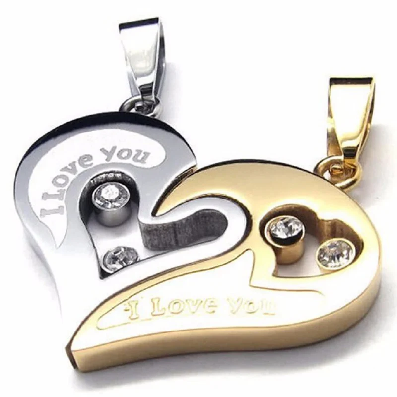 Pärchen Kette Mit Gravur Silber