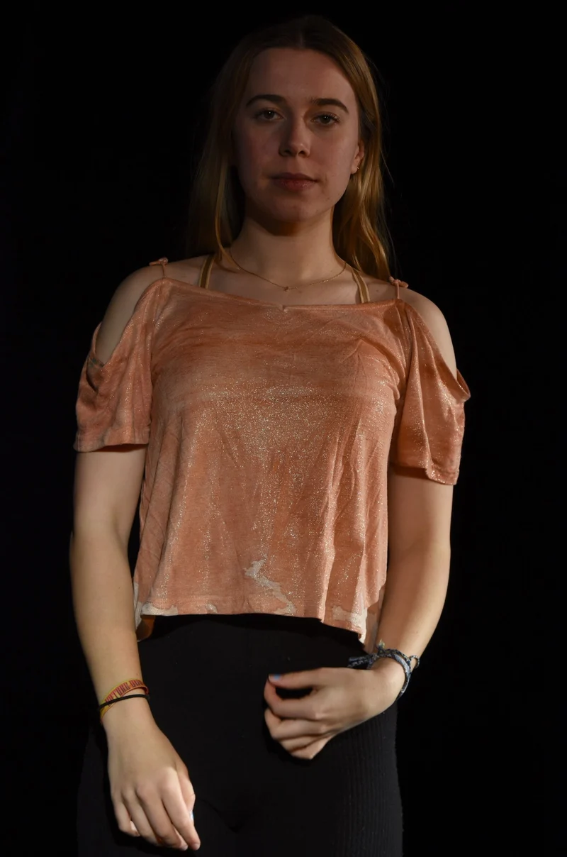 Top - Schulterfreies T-Shirt - W121