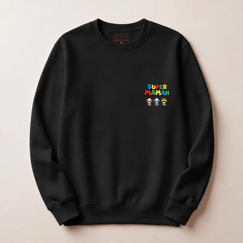 Pull personnalisé maman - super maman